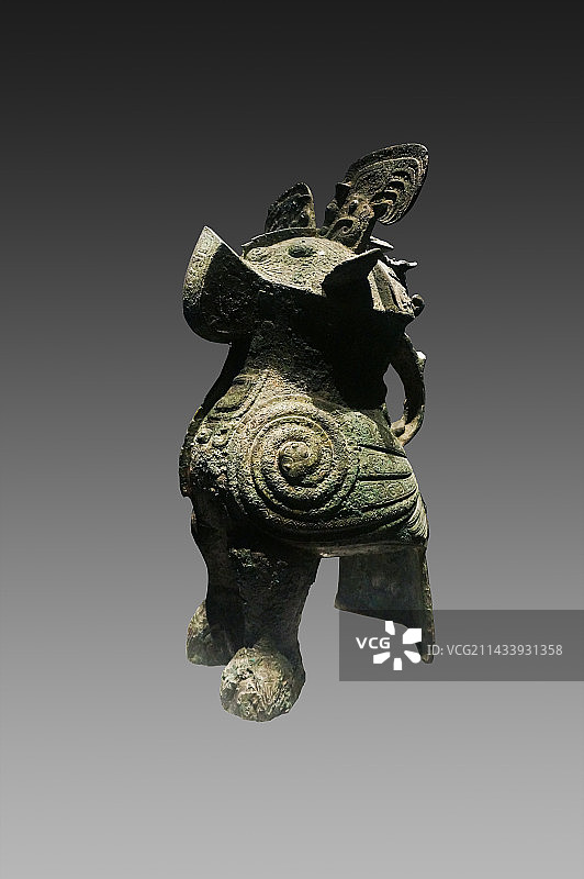 河南博物院 妇好鸮尊图片素材