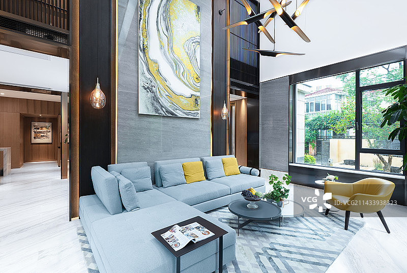 别墅装修设计实景照片图片素材