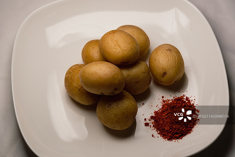 蒸小土豆图片素材