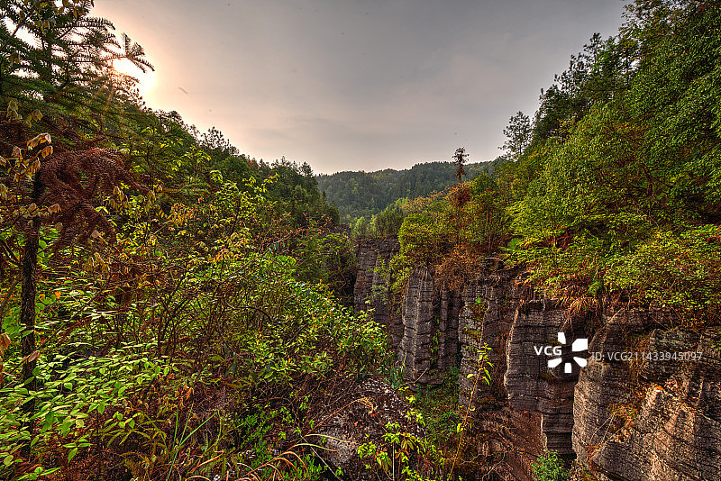 恩施大峡谷图片素材