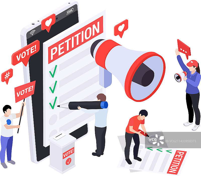 政治人物议员请愿书组合图片素材