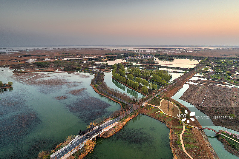洪泽湖图片素材