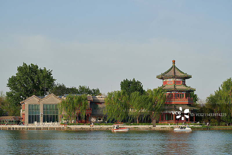 北京什刹海望海楼图片素材