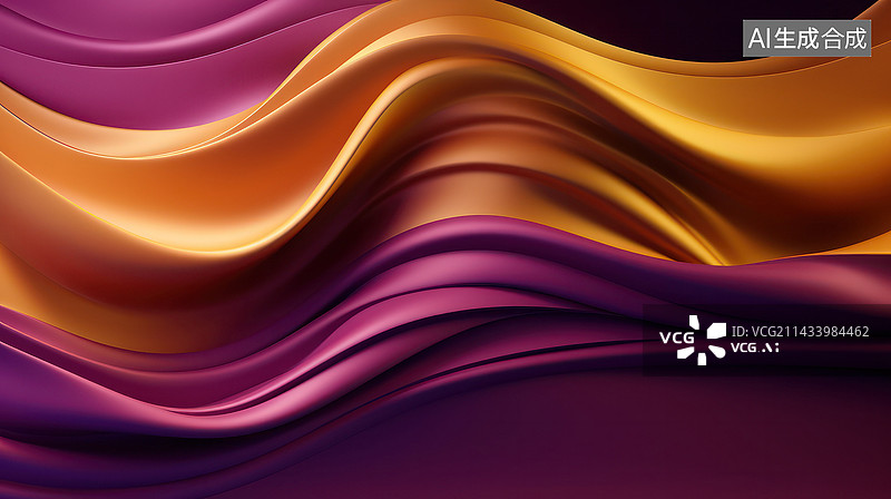 【AI数字艺术】流动的丝绸质感图片素材