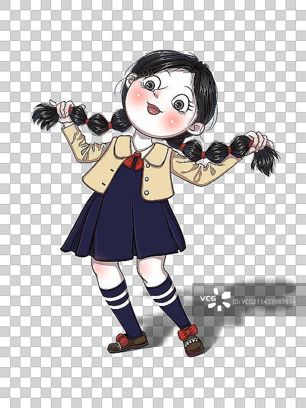 胖女孩图片素材