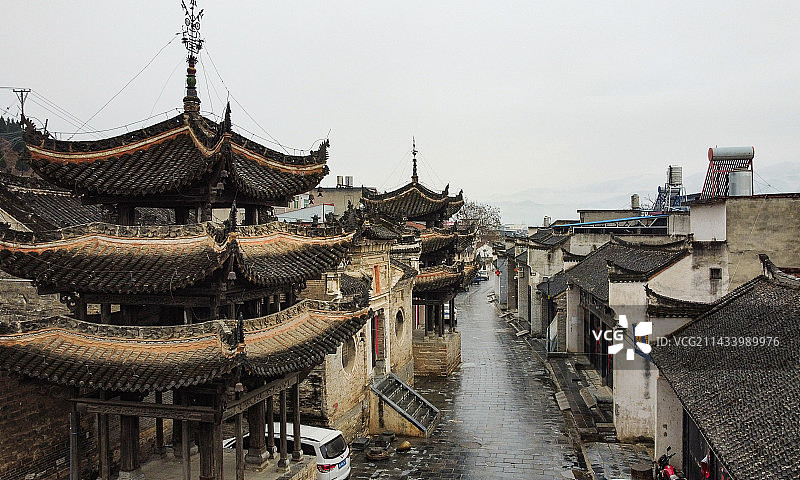 秦岭深处的古镇，河南南阳淅川县荆紫关图片素材