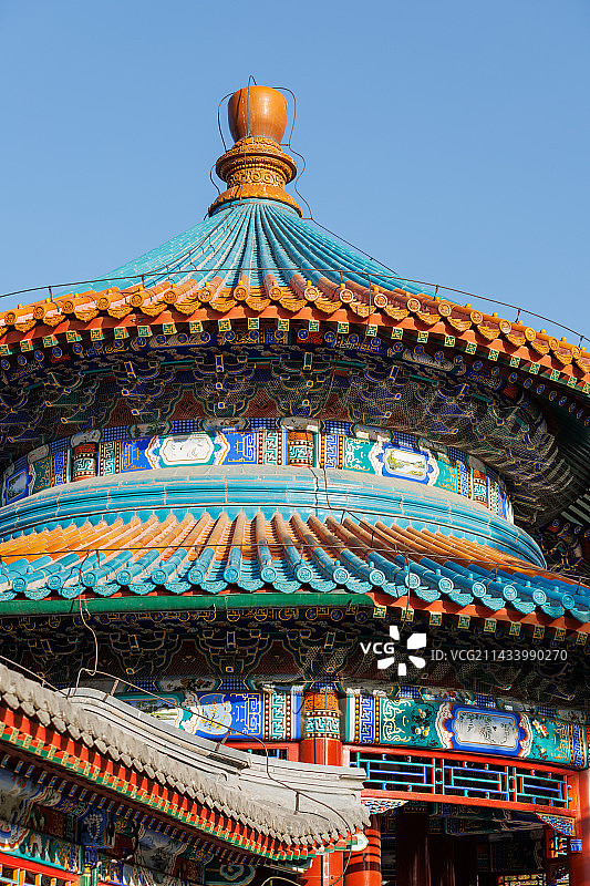 中国古代建筑之天坛双环万寿亭图片素材