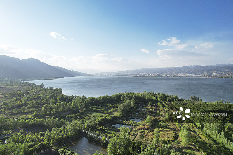 四川省凉山彝族自治州西昌市邛海风光图片素材