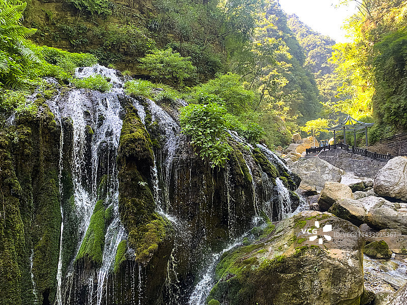 湖北宜昌三峡人家景区龙进溪风景图片素材