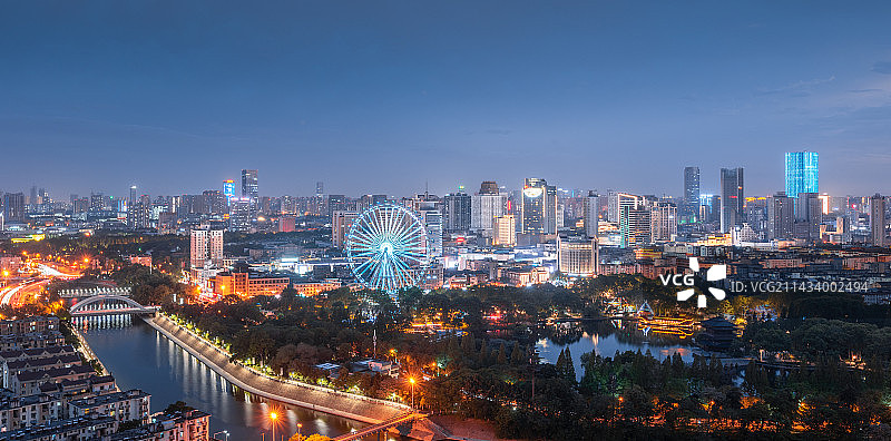 合肥夜景图片素材