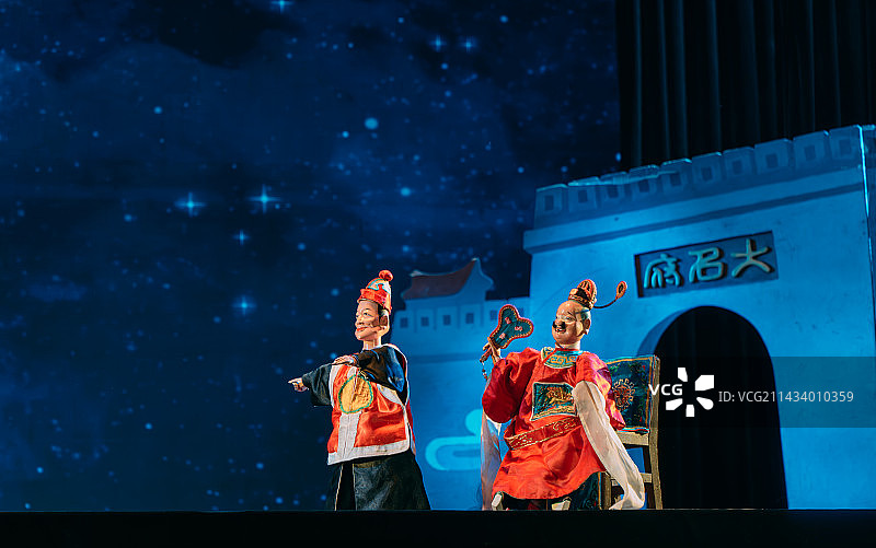 漳州布袋木偶戏——大名府图片素材