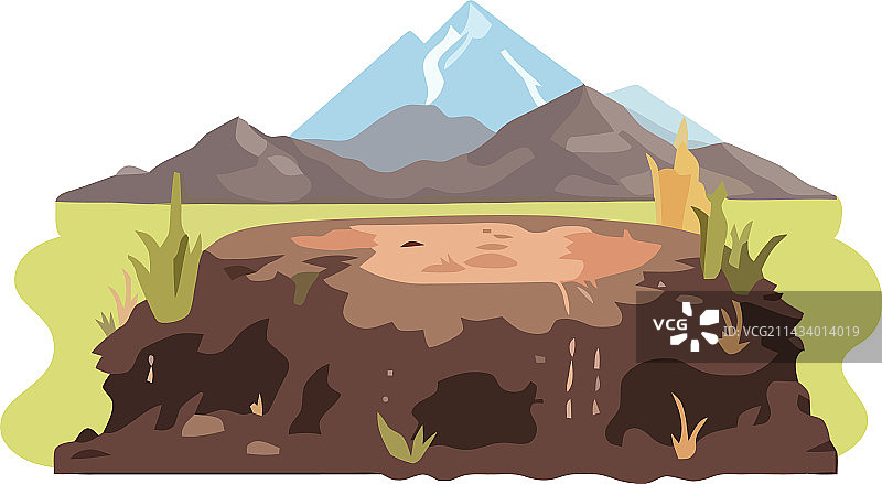 山地地形图片素材