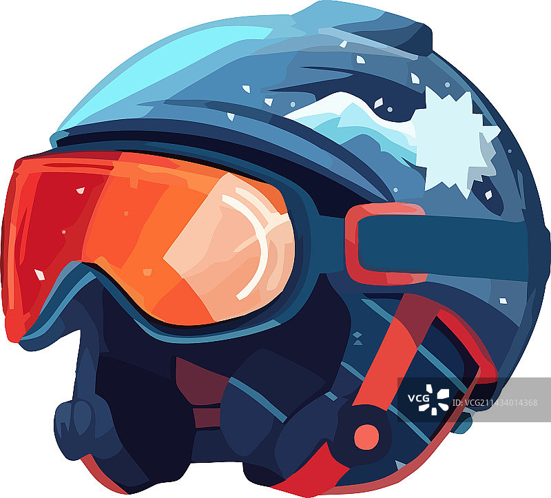 黑色滑雪头盔运动装备图片素材