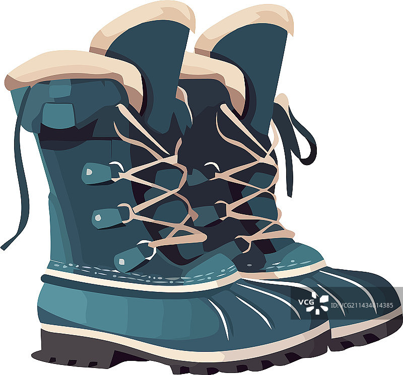 灰色滑雪靴设备图片素材