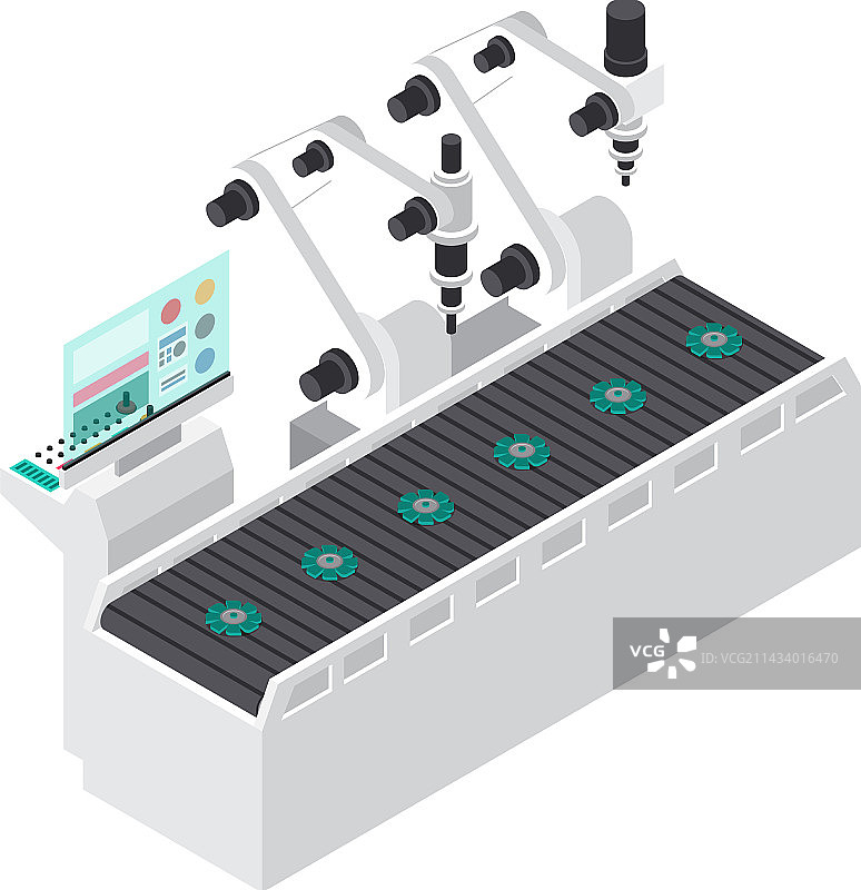 2.5D工业机器人图片素材