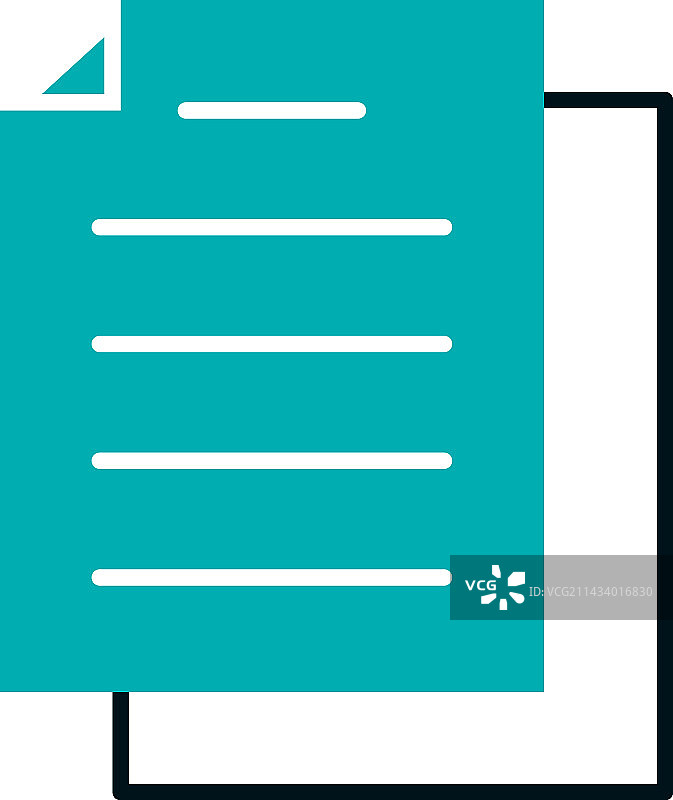 空白页上的现代商务图标设计图片素材