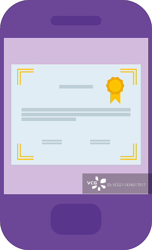 智能手机中的教育毕业文凭图片素材