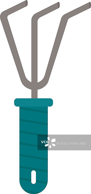 耙子园艺工具把手图片素材