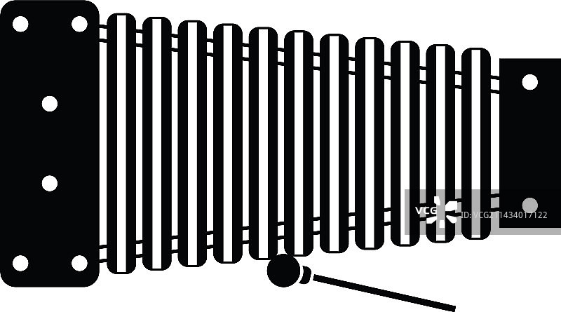 古典音乐家演奏木琴图片素材