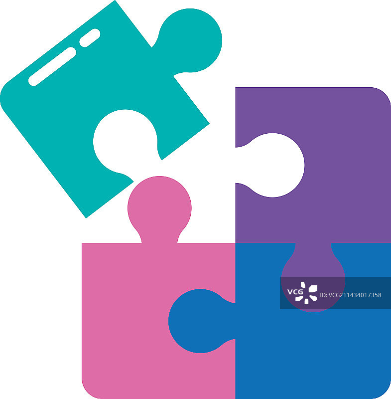 拼图游戏块图片素材