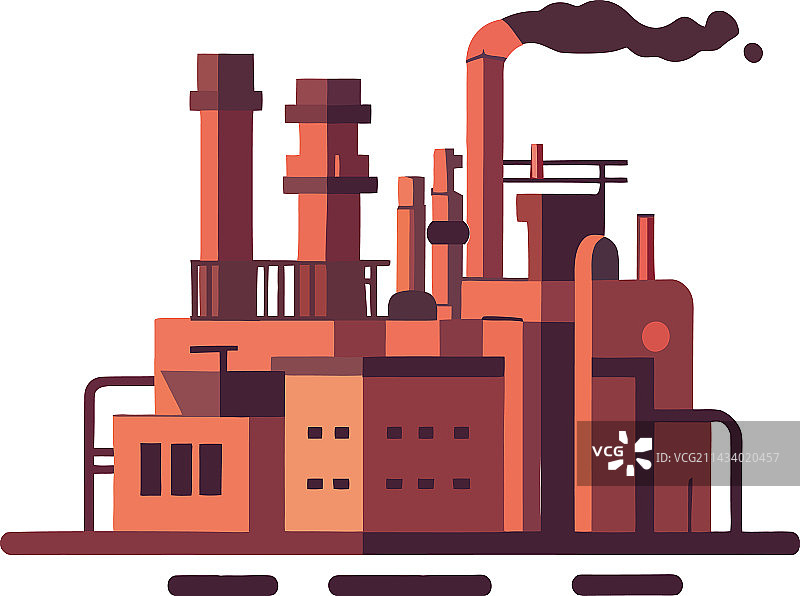 工业制造机械和管道图片素材