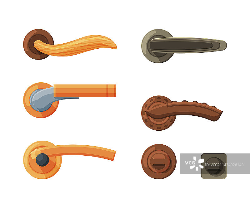 各种用于打开的门把手图片素材