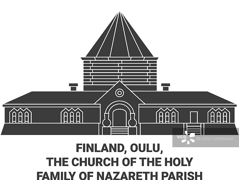 芬兰奥卢圣家教堂图片素材