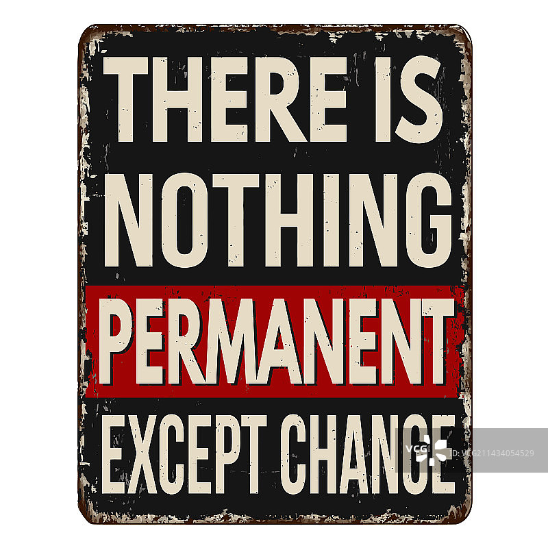 唯一不变的是变化复古图片素材