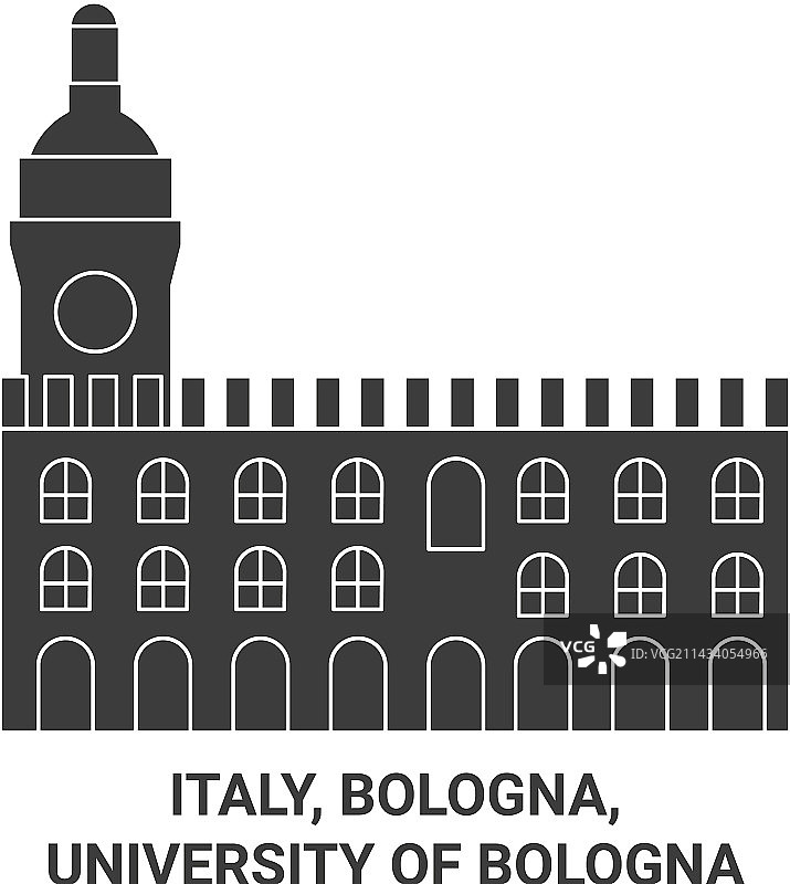 意大利博洛尼亚大学之旅图片素材