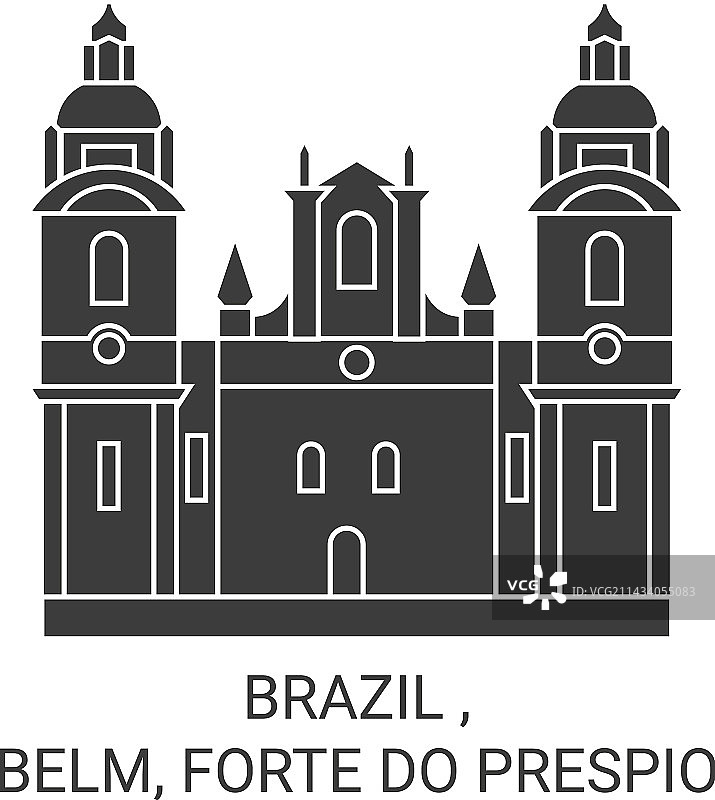 巴西贝伦Prespio堡旅游地标图片素材