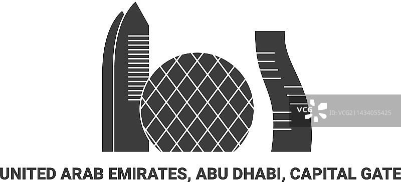 阿拉伯联合酋长国阿布扎比首都之门图片素材