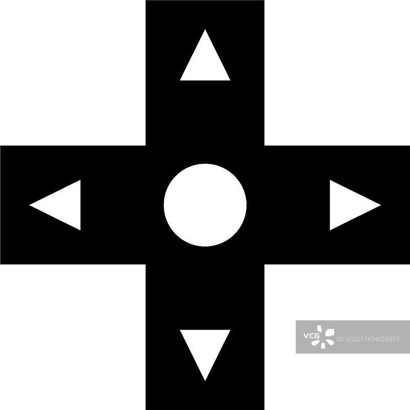 游戏机按钮图标Logo设计图片素材