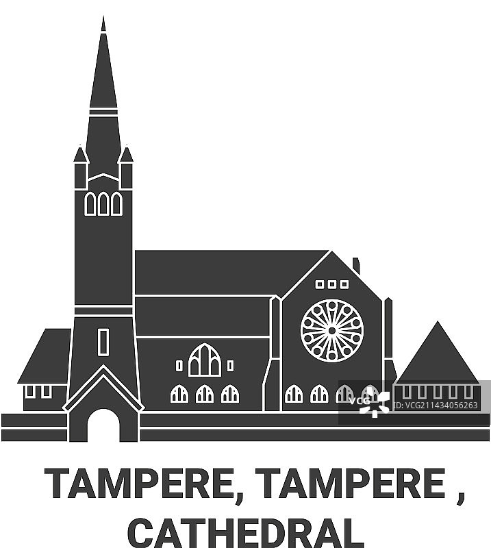 芬兰坦佩雷大教堂旅行图片素材