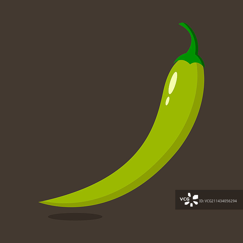 绿色的辣椒图片素材