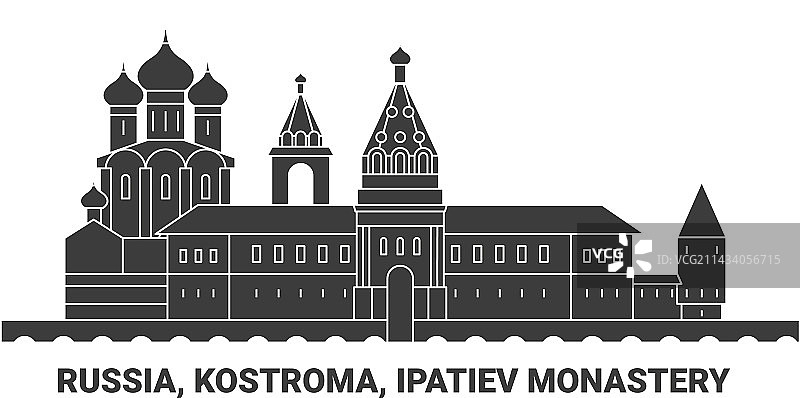 俄罗斯科斯特罗马伊帕季耶夫修道院旅游图片素材