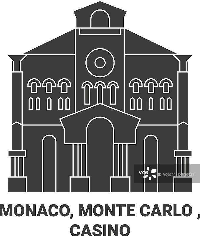 摩纳哥蒙特卡洛赌场旅游地标图片素材