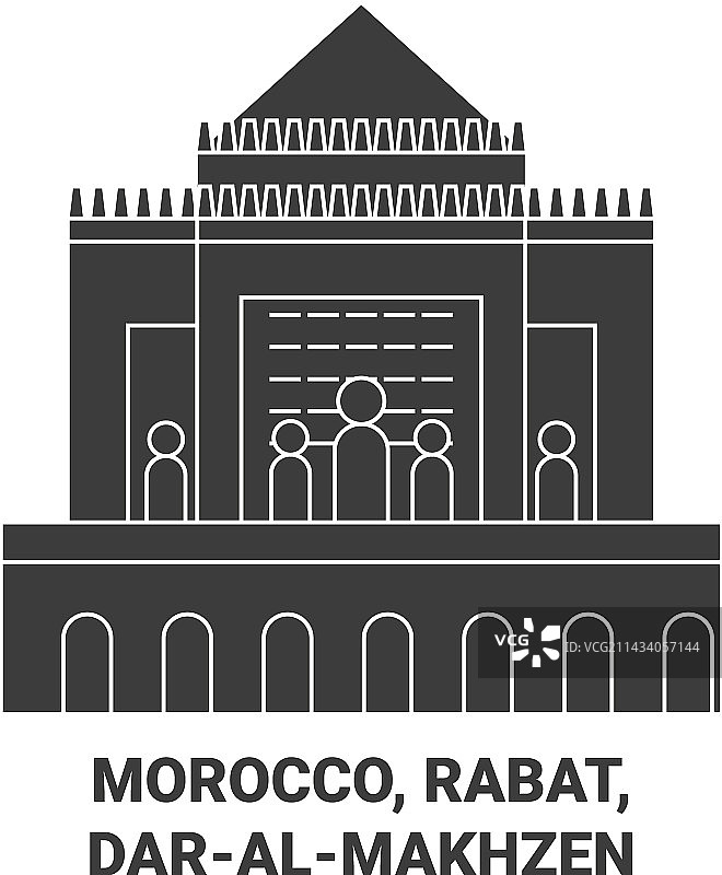 摩洛哥拉巴特皇宫旅游地标图片素材