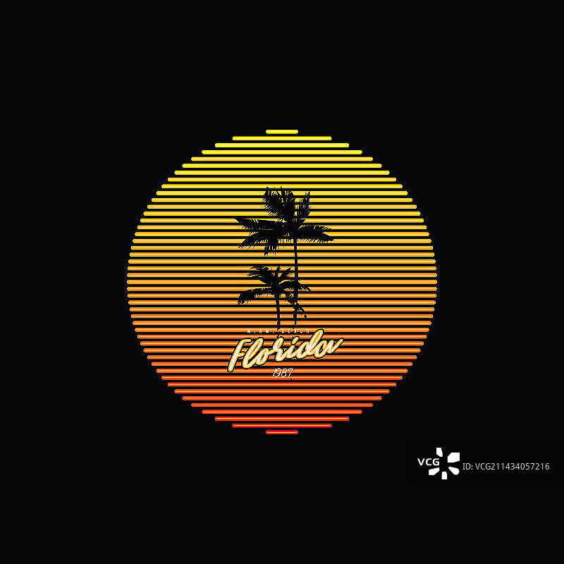 复古日落图片素材