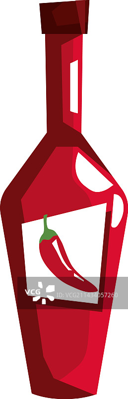 有机辣椒酱瓶图片素材