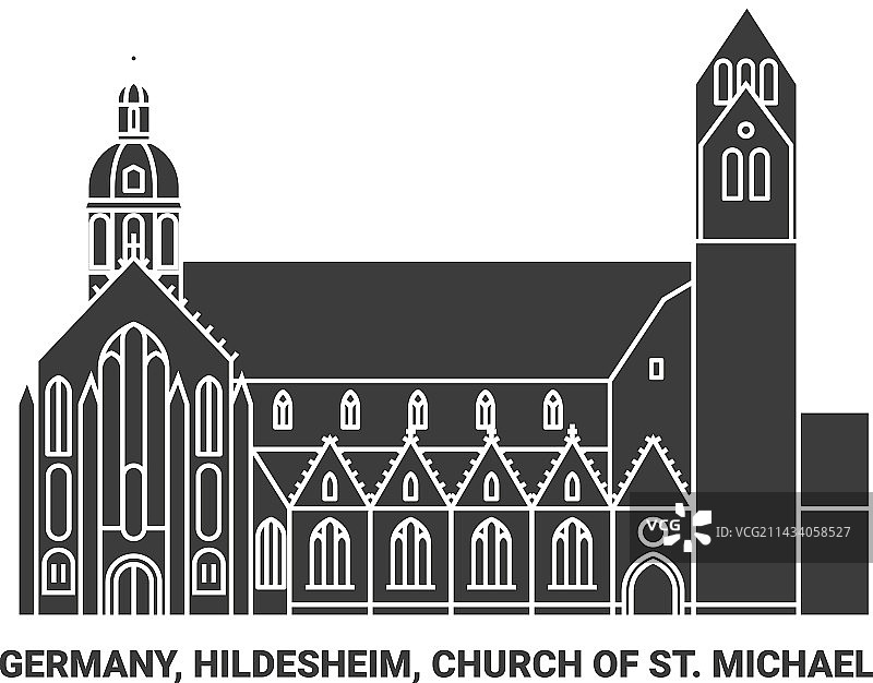 德国希尔德斯海姆圣米迦勒教堂之旅图片素材