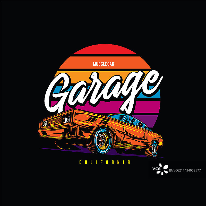 美国肌肉车图片素材