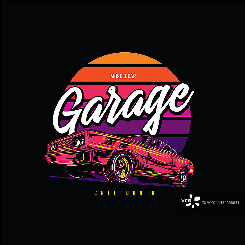 美国肌肉车图片素材