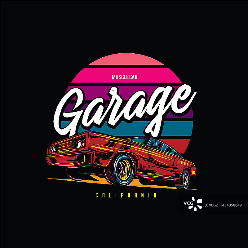 美国肌肉车图片素材