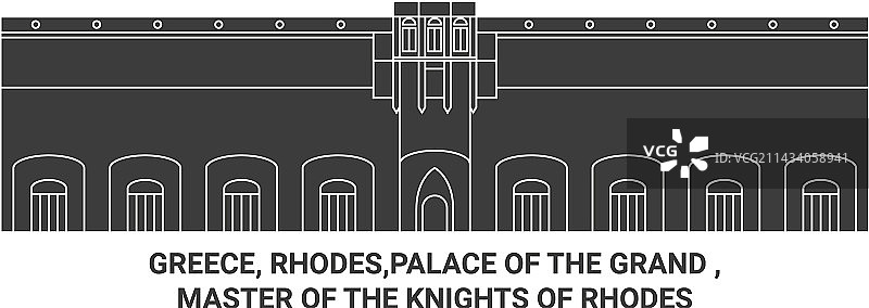 希腊罗德岛 Grand Master宫殿图片素材