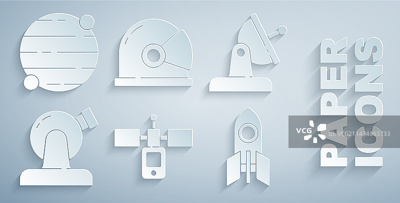 卫星天线天文观测台图片素材