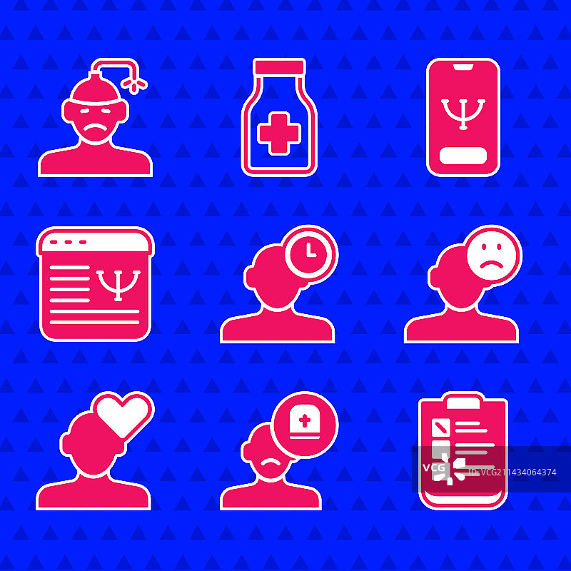 失眠男性医生心理测试悲伤图片素材