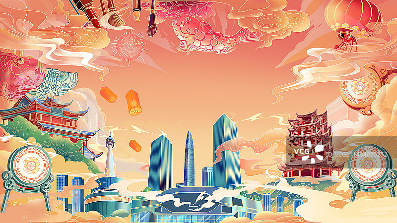 武汉城市图片素材