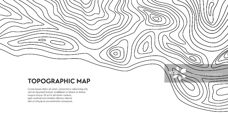 地形网格浮雕等高线图片素材