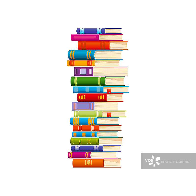 教育科学或书店高书堆图片素材