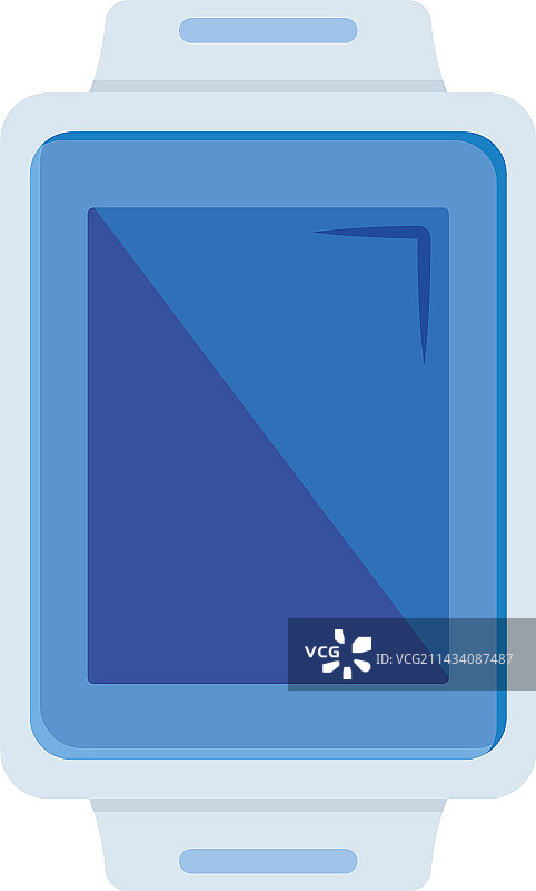 蓝色智能手表科技设备图片素材